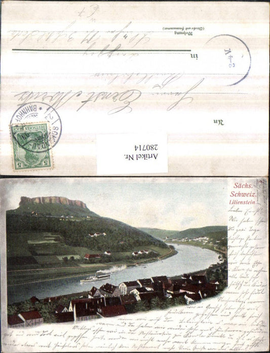 280714,Sächsische Schweiz Lilienstein b. Porschdorf
