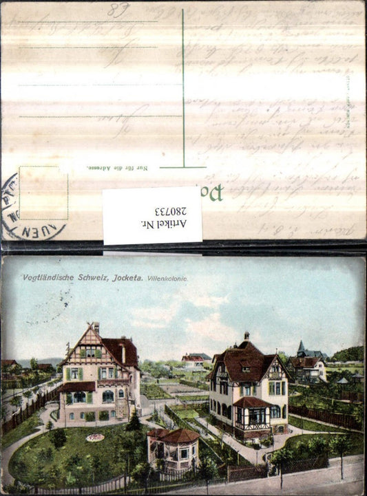 280733,Vogtländische Schweiz Jocketa Villenkolonie Villen