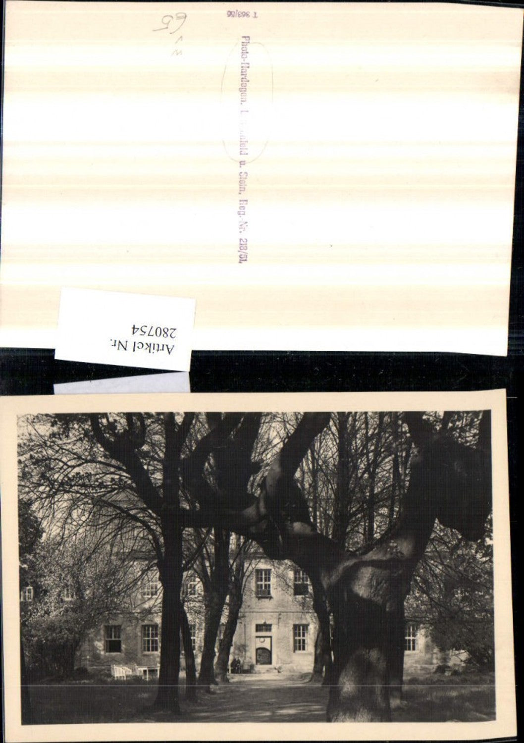 280754,Foto AK Lengenfeld unterm Stein Schloss pub Foto Hardegen