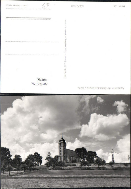 280761,Papstdorf in d. Sächsischen Schweiz Kirche