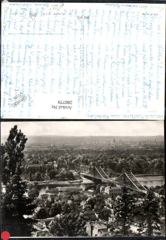 280779,Dresden Totale Blaues Wunder Brücke