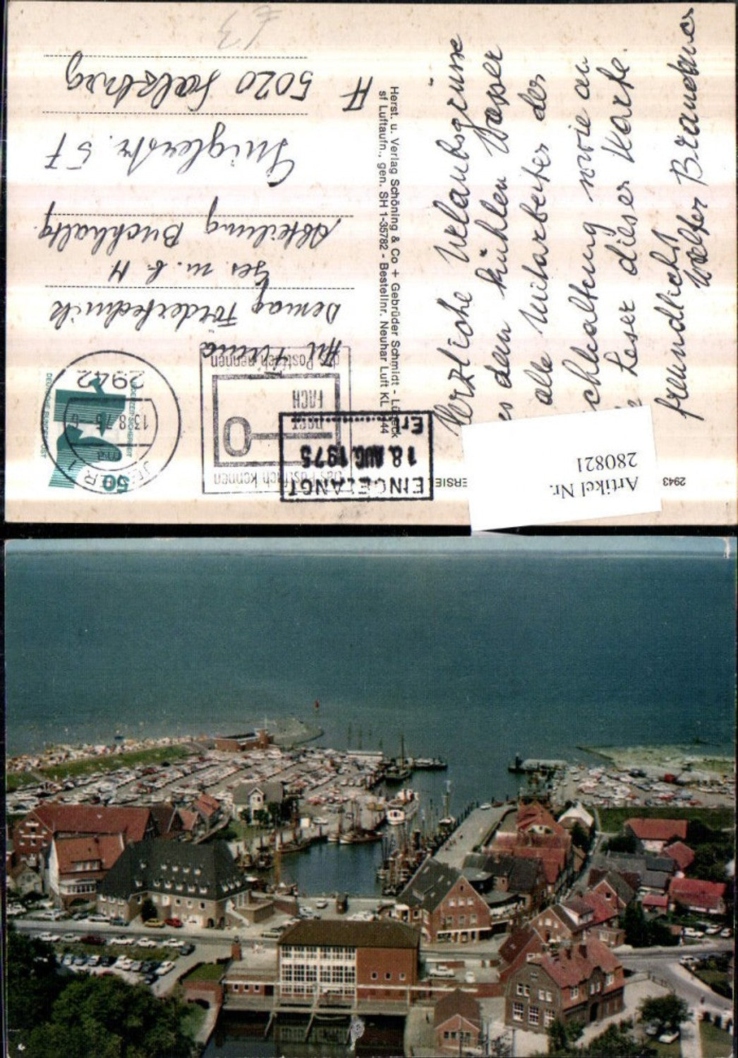 280821,Nordseeküstenbad Neuharlingersiel Teilansicht Hafen