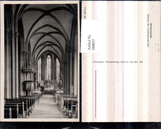 280837, Heiligenstadt Interior view of the Church of Our Lady Pulpit