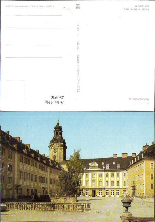 280950, Rudolstadt Heidecksburg Castle