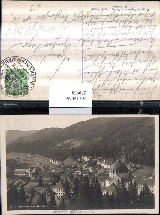 280988, St. Blasien, view from Holzberg