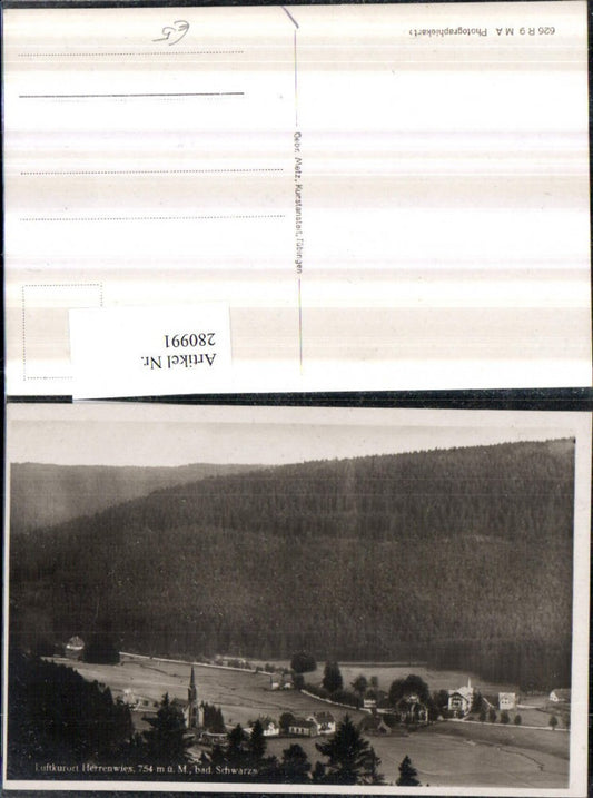 280991, Herrenwies in the Black Forest, partial view