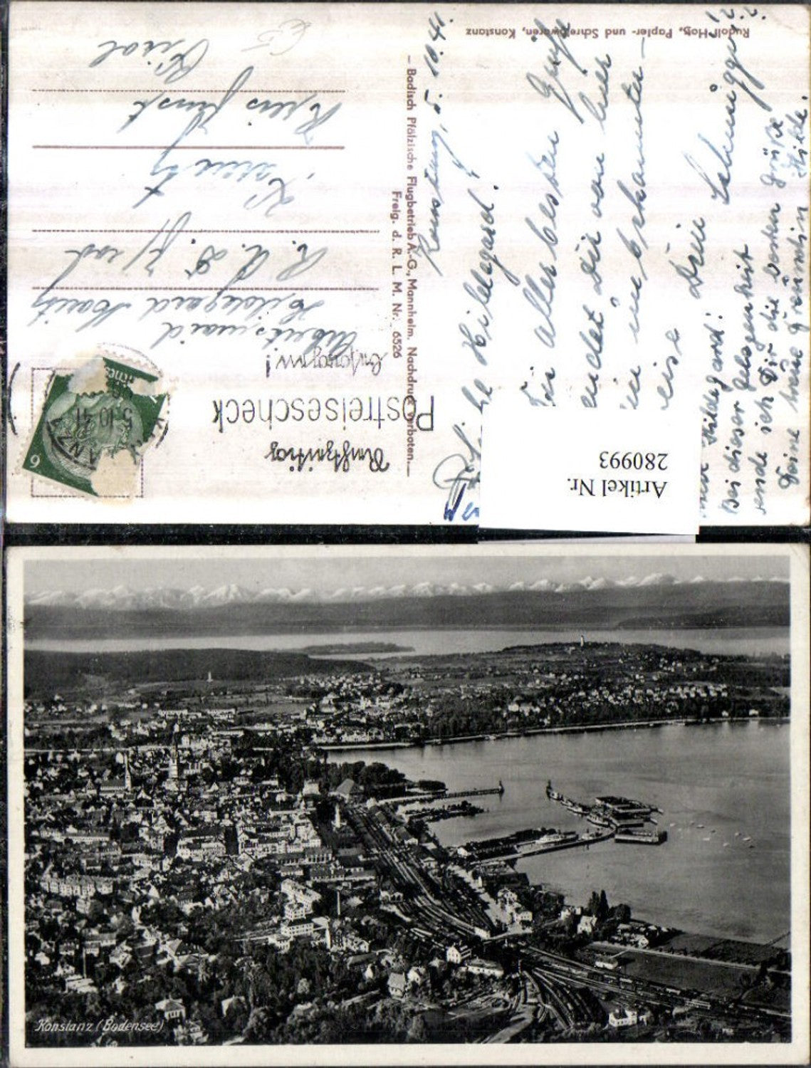 280993,Konstanz am Bodensee Totale Bergkulisse