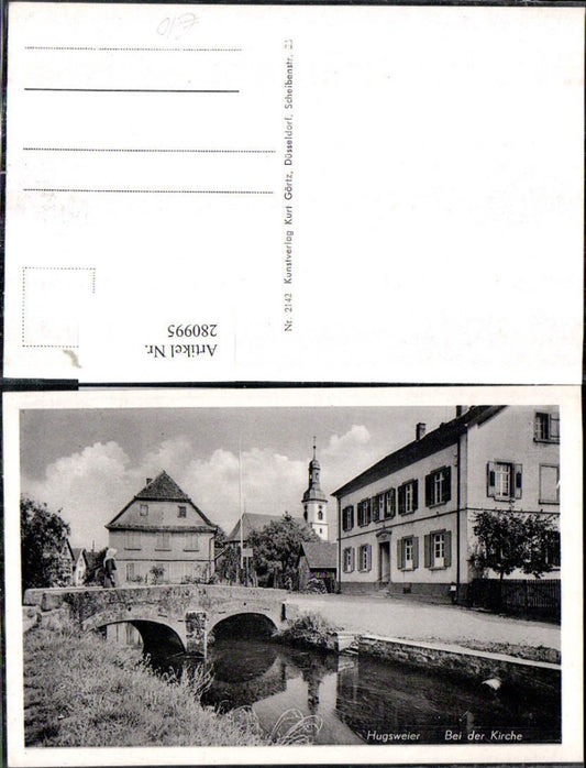 280995, Hugsweier Near the church bridge