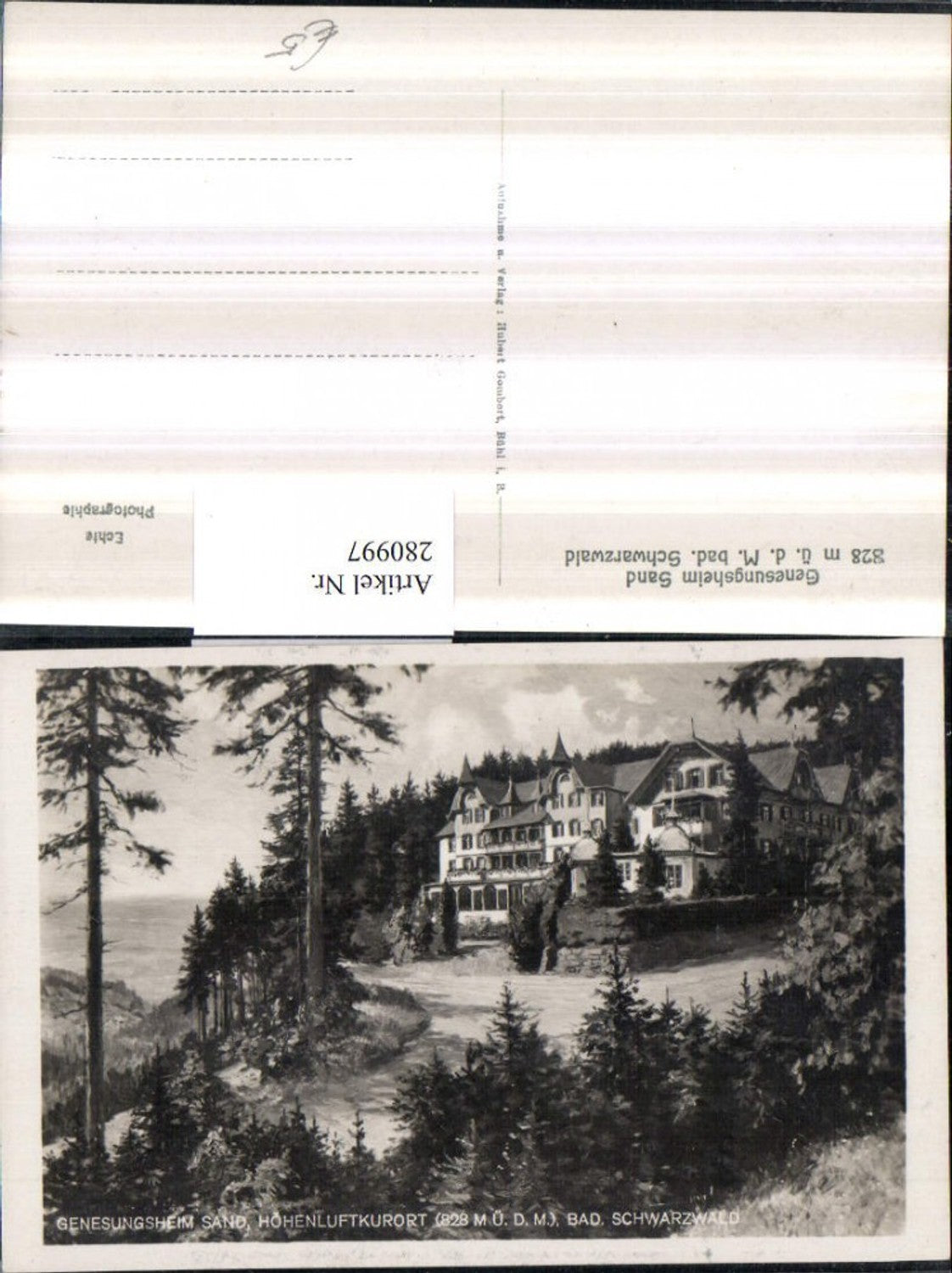 280997,Schwarzwald Genesungsheim Sand