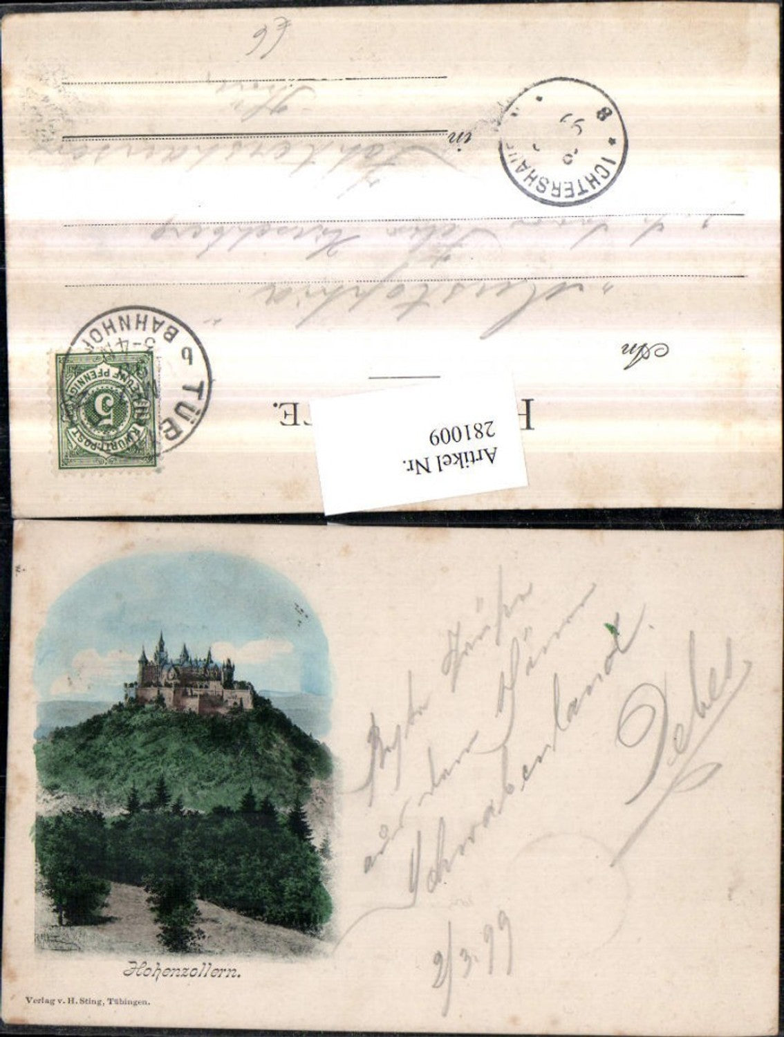 281009,Burg Hohenzollern b. Bisingen Hechingen