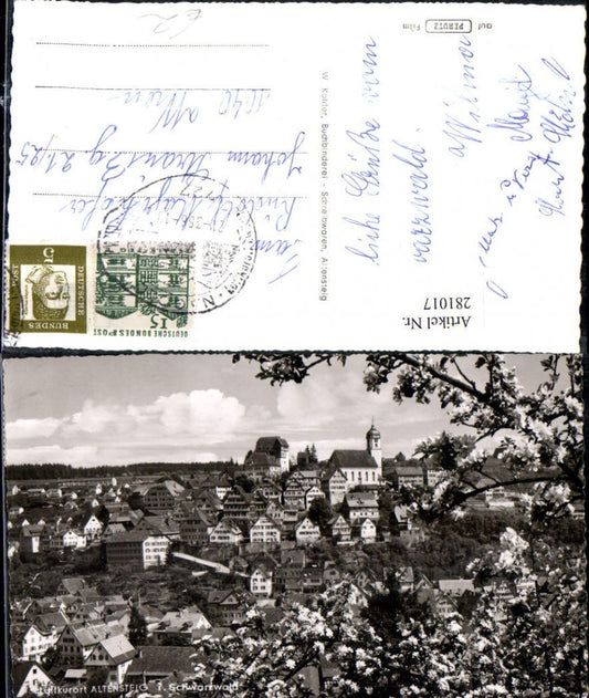 281017, Altensteig in the Black Forest, overall view