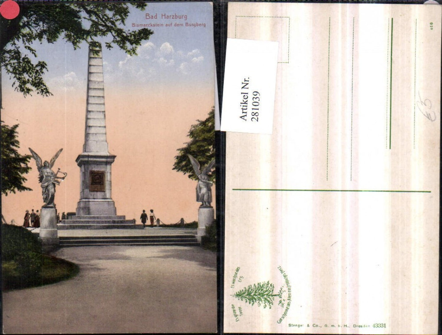 281039,Bad Harzburg Bismarckstein auf d. Burgberg