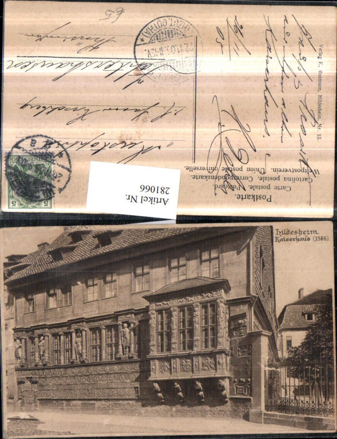 281066,Hildesheim Kaiserhaus 1586