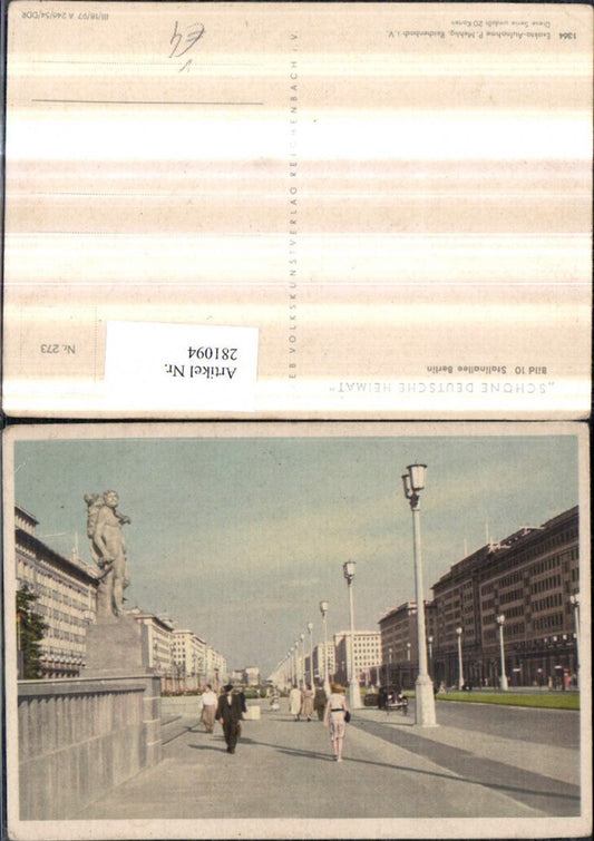 281094,Berlin Stalinallee Straßenansicht pub VEB