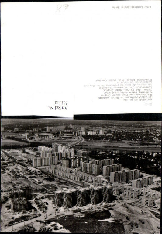 281113,Berlin Wohnsiedlung im Bau Totale