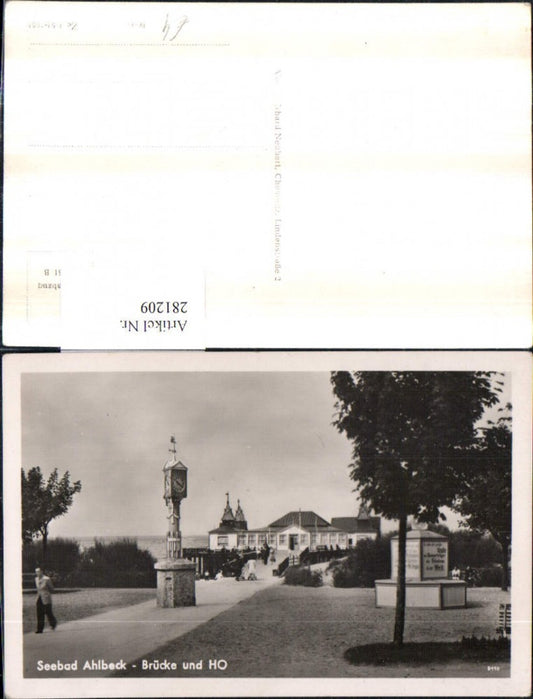 281209,Seebad Ahlbeck Brücke und HO Restaurant