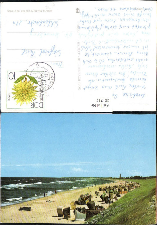 281217,Ostseebad Dierhagen Strand Strandkörbe