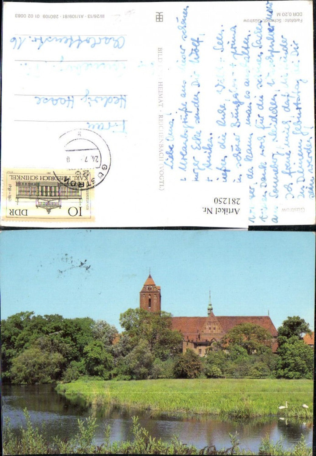 281250,Güstrow Blick zum Dom Kirche