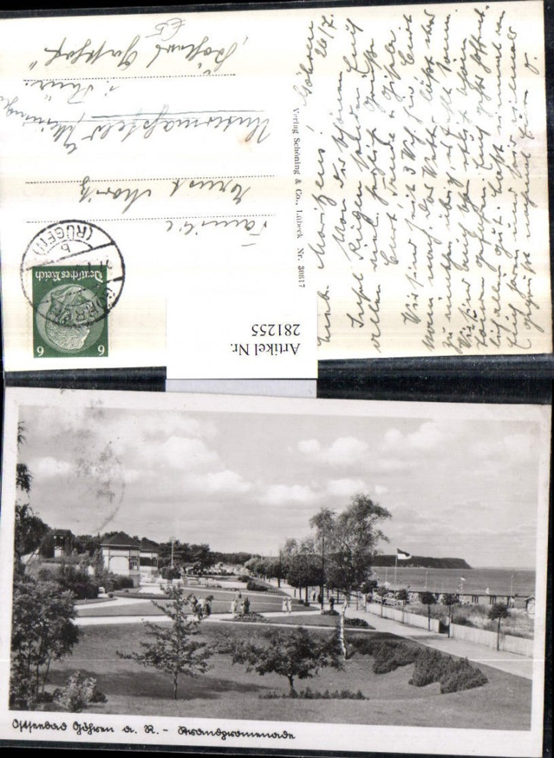 281255,Ostseebad Göhren auf Rügen Strandpromenade Promenade