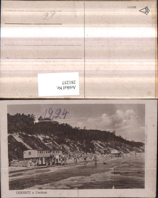 281257,Leporello geklebt Scherenschnitt Tanzendes Paar Uekertitz auf Usedom Strand