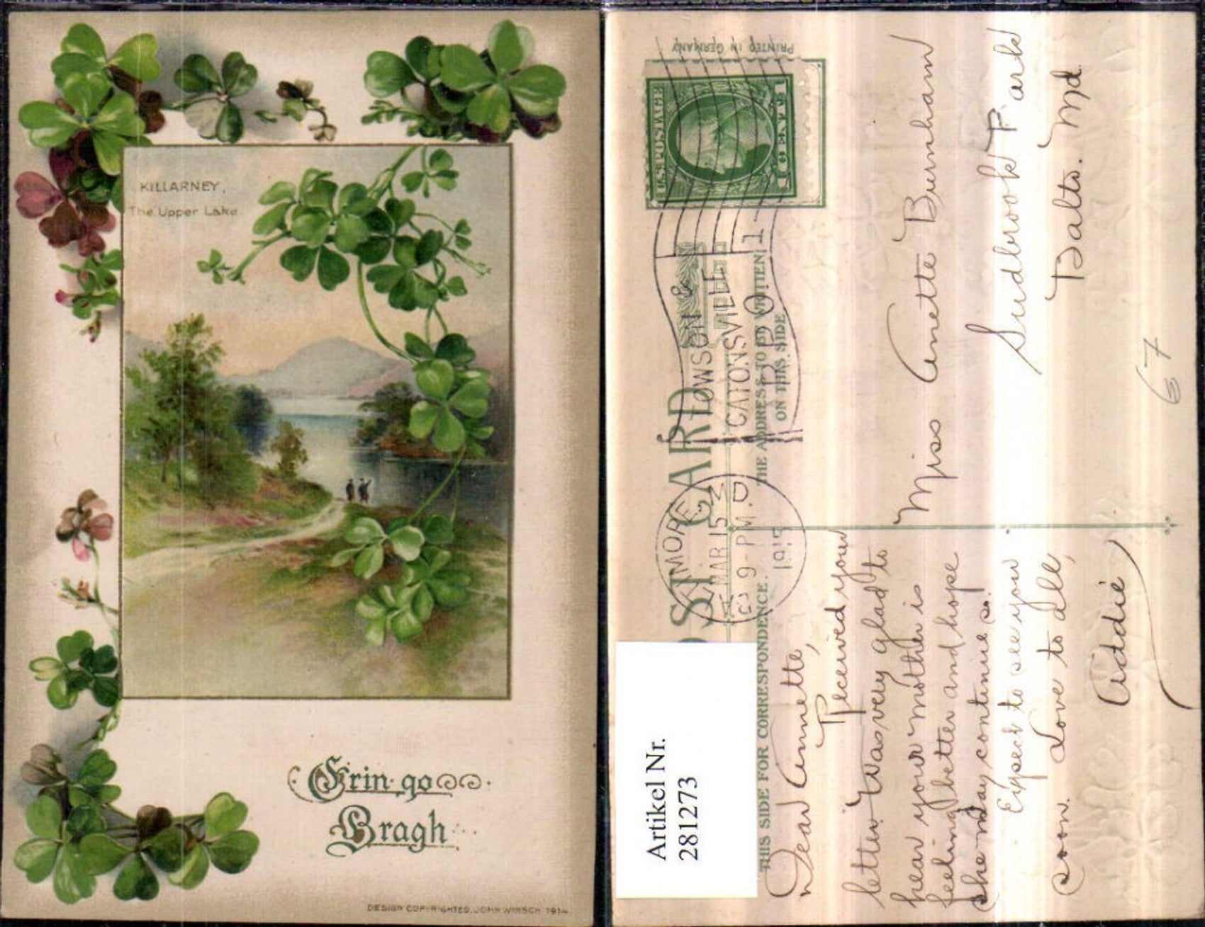 Alte Ansichtskarte – Old Postcard