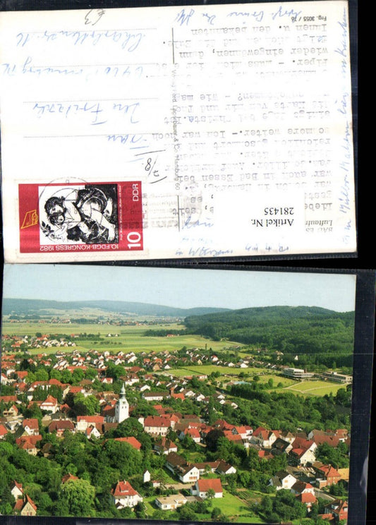 281435,Bad Essen Totale Fliegeraufnahme