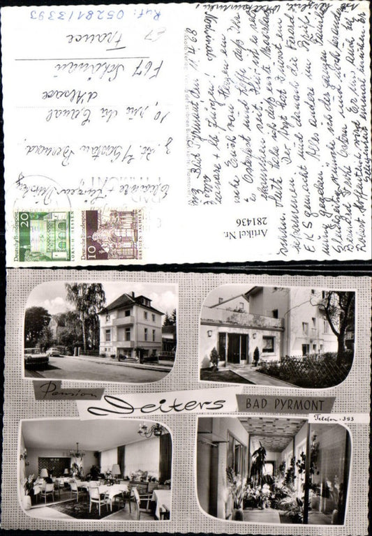 281436,Bad Pyrmont Pension Deiters Mehrbildkarte