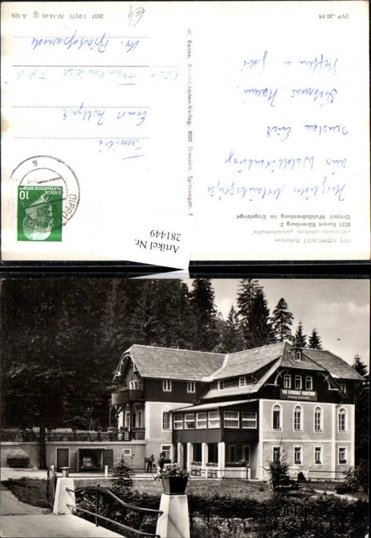 281449,Bärenburg b. Waldbärenburg im Erzgebirge Betriebsferienheim Schäfermühle