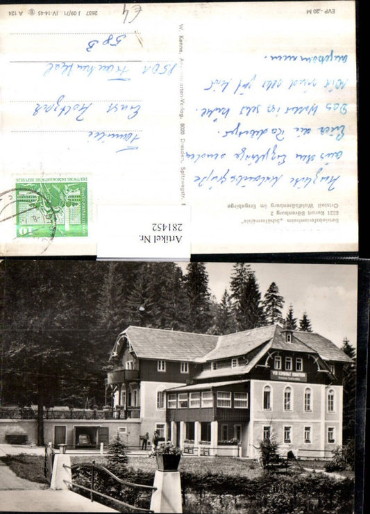 281452,Bärenburg b. Waldbärenburg im Erzgebirge Betriebsferienheim Schäfermühle