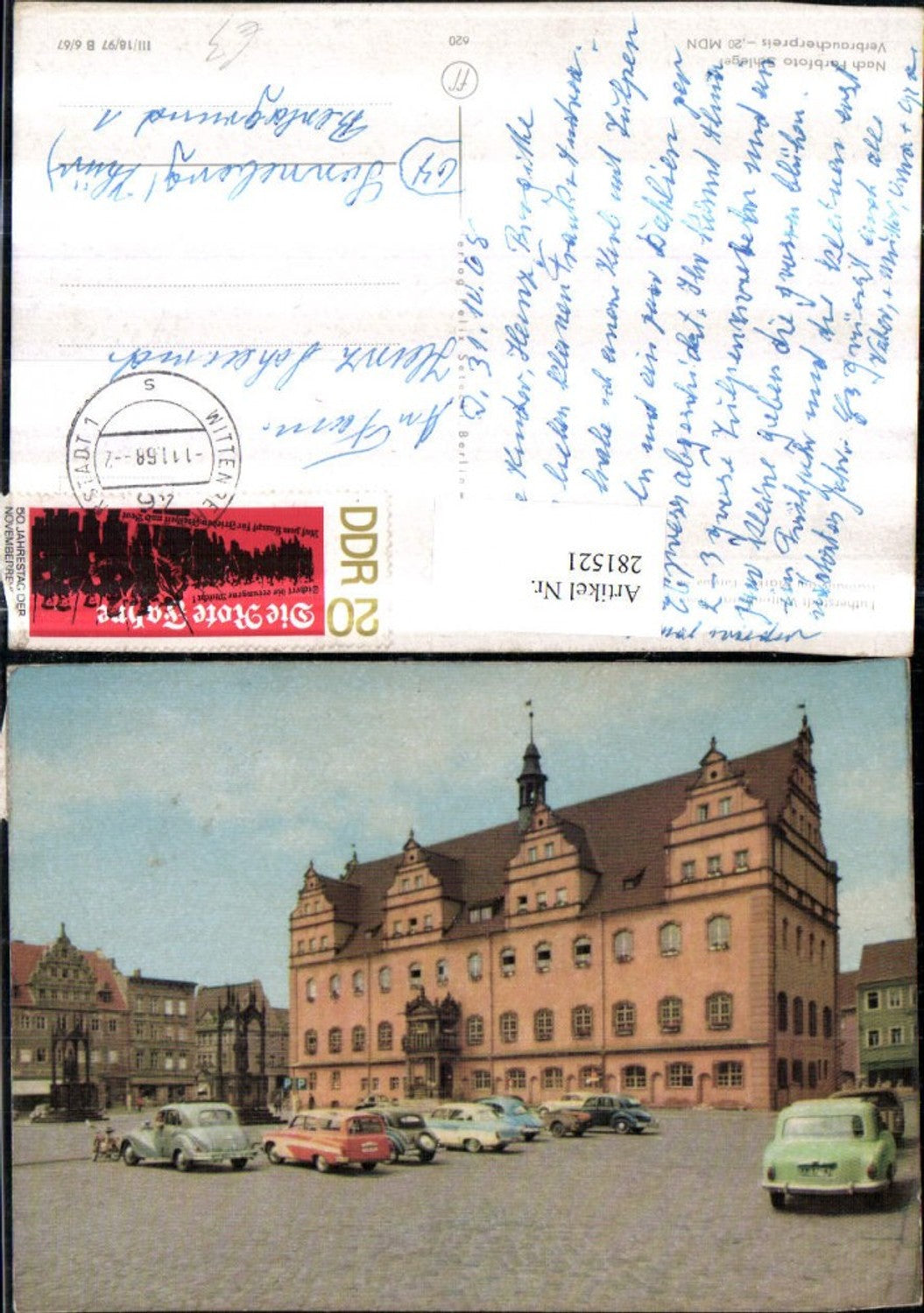 281521,Wittenberg Rathaus am Markt