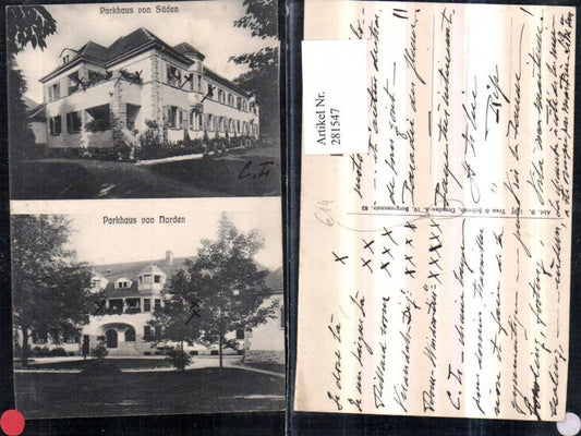 281547,Dresden Parkhaus von Süden u. Norden Mehrbildkarte