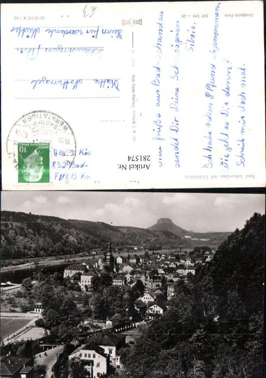 281574,Bad Schandau Totale m. Lilienstein