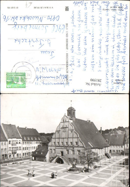 281590,Grimma Rathaus Brunnen