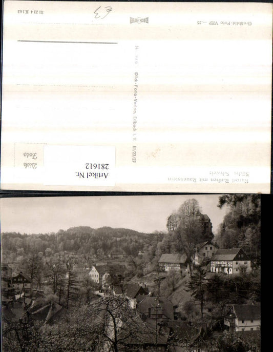 281612,Sächsische Schweiz Rathen m. Rauenstein Teilansicht