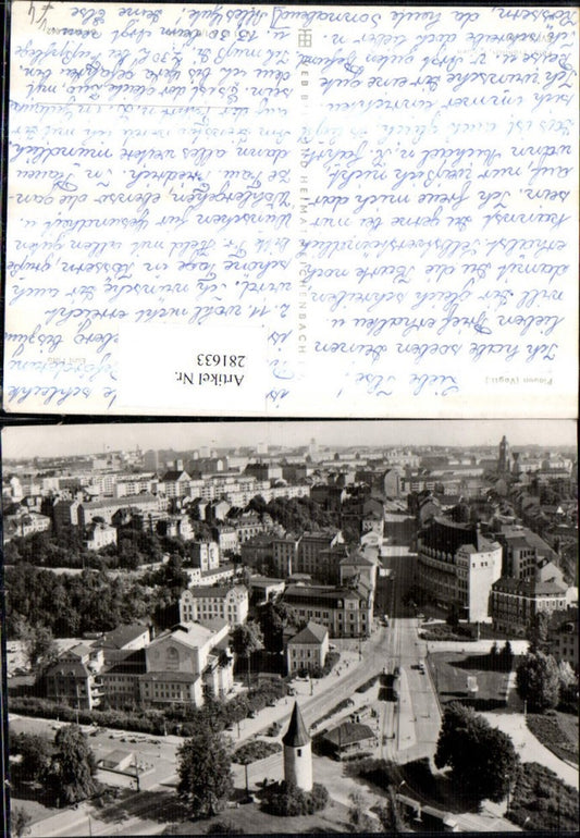 281633,Plauen im Vogtland Teilansicht Blick zum Grotewohl-Platz pub VEB