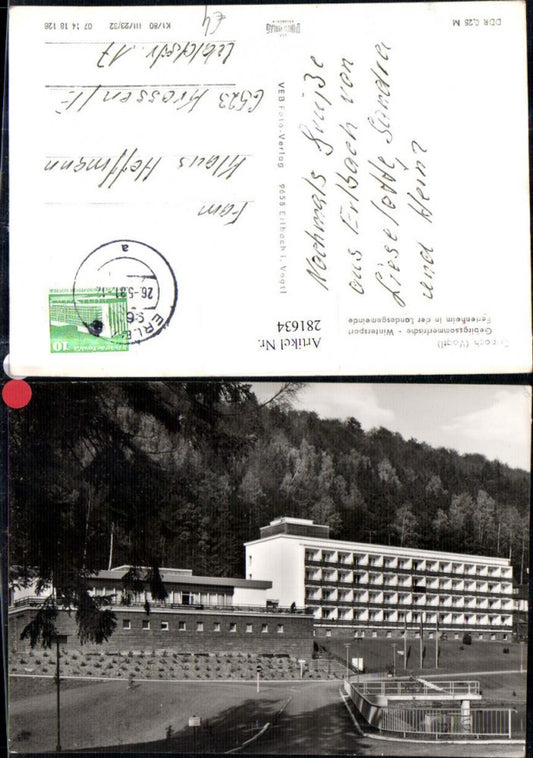 281634,Erlbach im Vogtland Ferienheim in d. Landesgemeinde