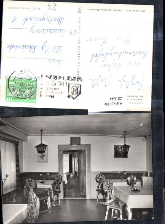 281644,Nassau im Erzgebirge Ferienheim Altes Forsthaus Innenansicht pub VEB