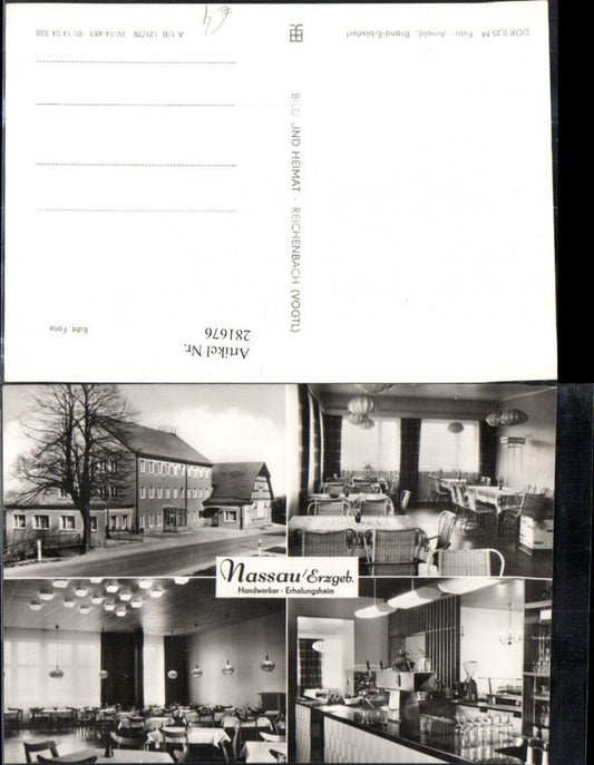 281676,Nassau im Erzgebirge Handwerker-Erholungsheim Mehrbildkarte
