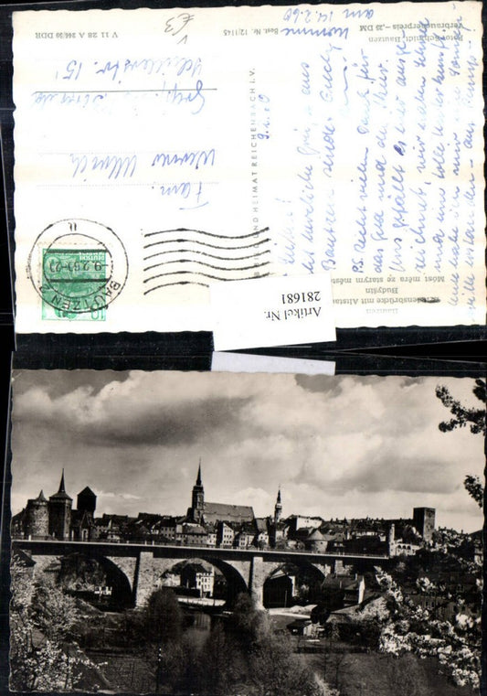 281681,Bautzen Teilansicht Brücke pub VEB 12/1145
