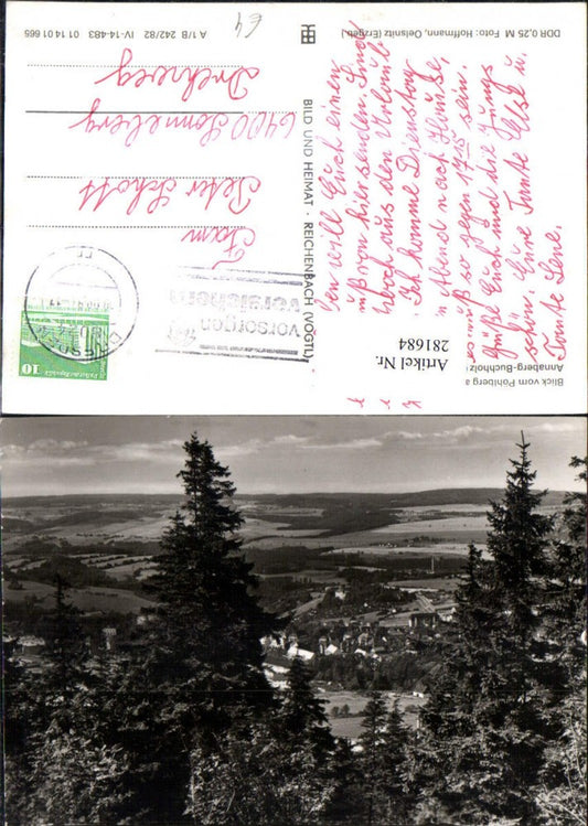 281684,Blick vom Pöhlberg auf Annaberg-Buchholz Totale