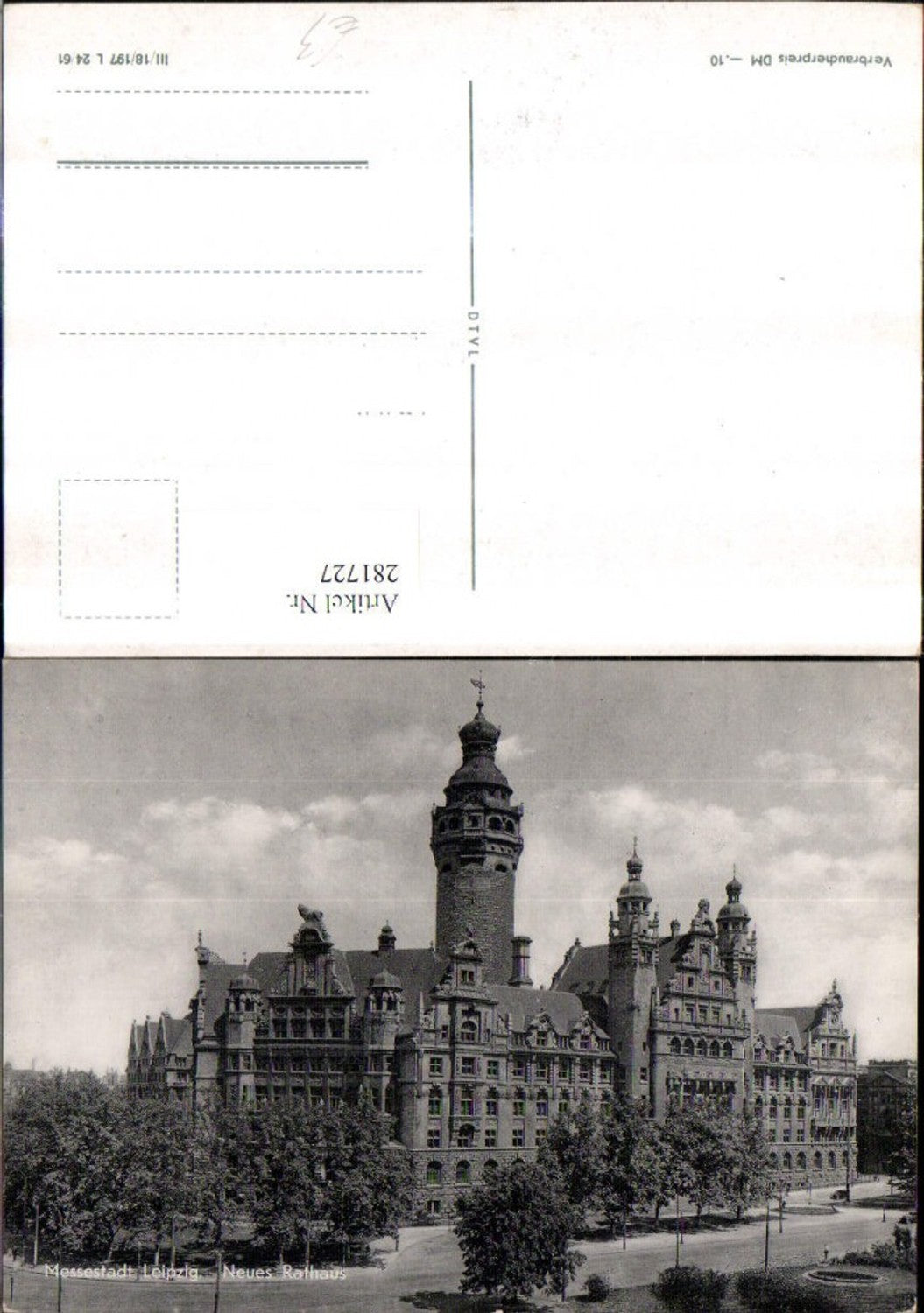 281727, Leipzig New Town Hall