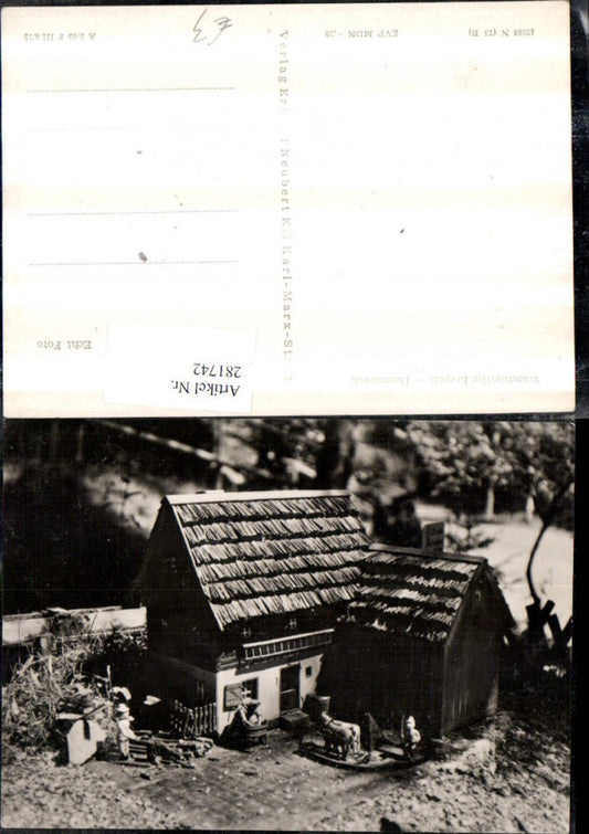 281742,Waschleithe im Erzgebirge Heimateck Alte Pechsiede Miniatur