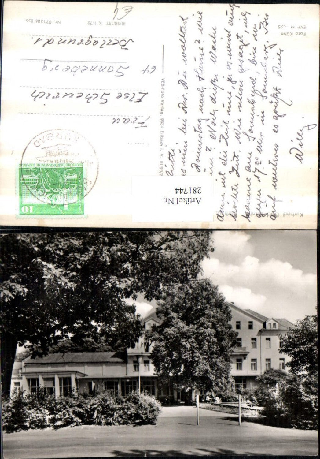281744, Bad Lausick Kurhaus building
