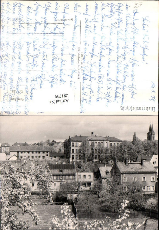 281759,Niederwürschnitz Teilansicht Baumblüte