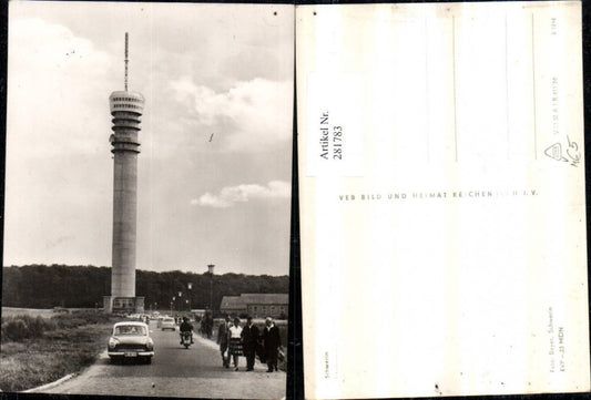 281783,Schwerin Neuerbauter Fernsehturm m. Turmcafe pub VEB