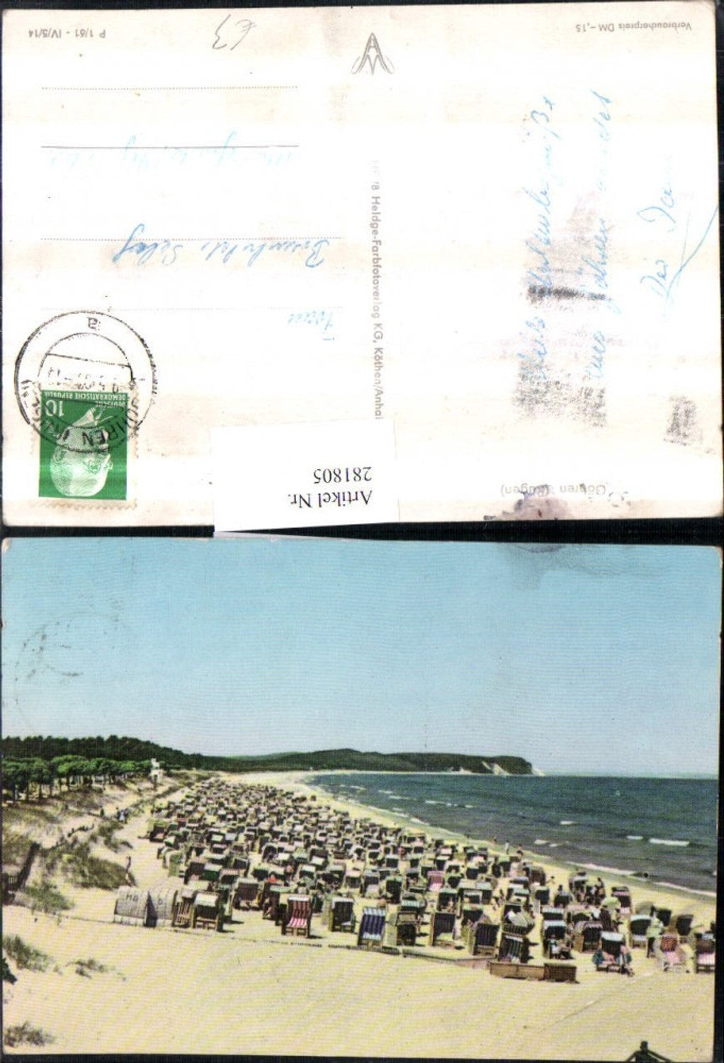 281805,Göhren auf Rügen Strand Strandkörbe