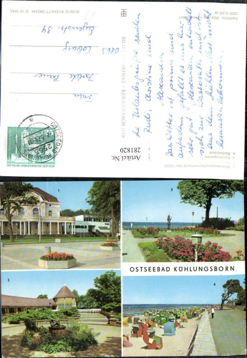 281820,Ostseebad Kühlungsborn Meerwasserschwimmhalle Strandpromenade Konzertgarten Badestrand Mehrbildkarte