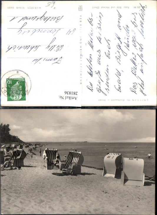 281836,Loissin Strand Strandleben Strandkörbe pub VEB