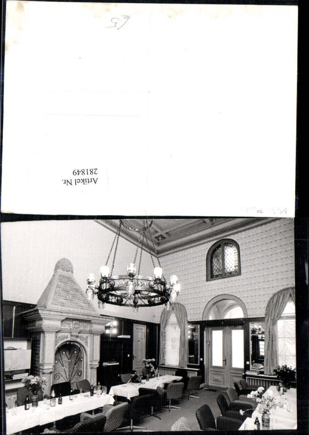 281849,Klein-Plasten b. Groß-Plasten Schloss Speisesaal Festsaal Innenansicht