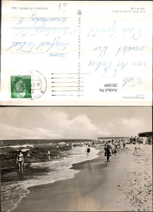 281889,Rostock Markgrafenheide Strand Strandleben pub VEB